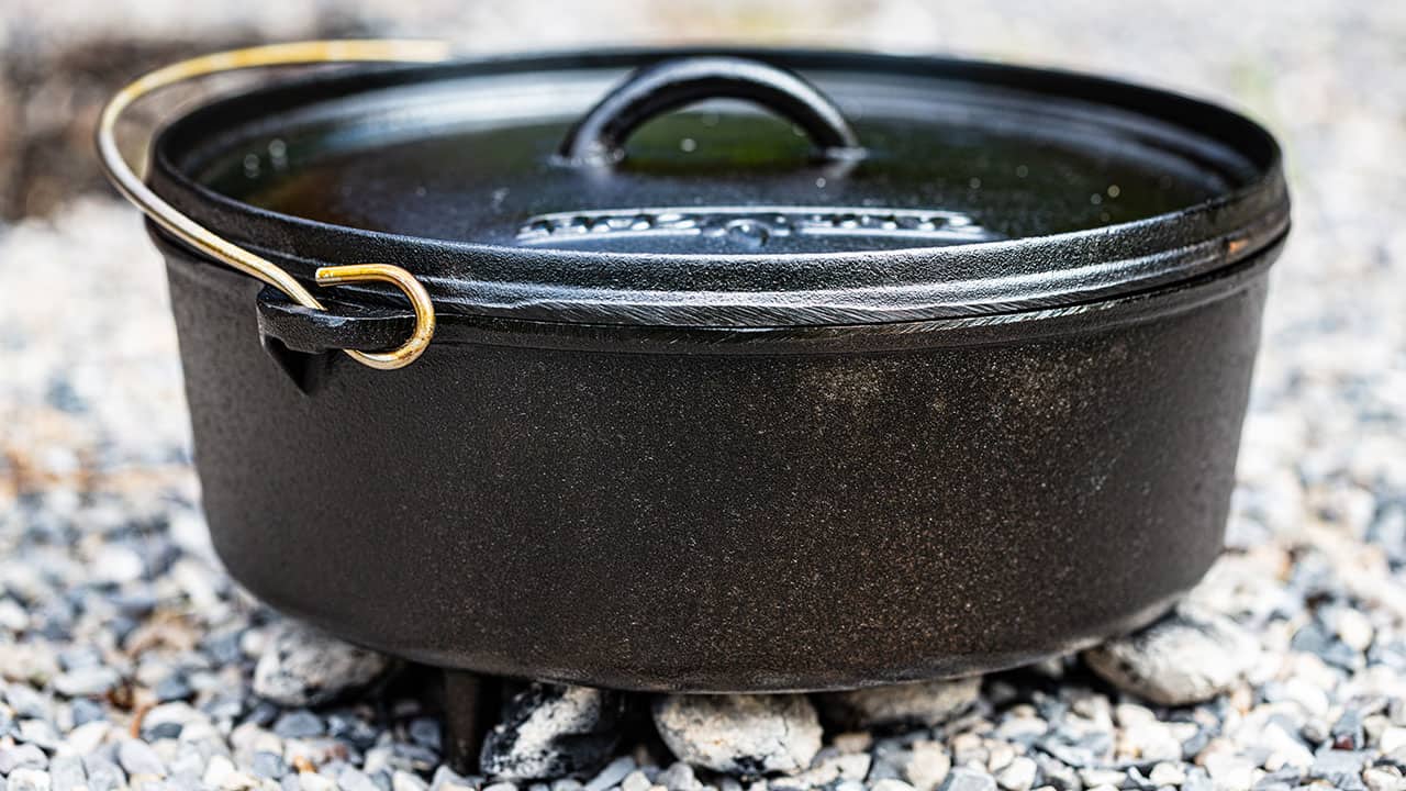 Dutch Oven on Charcoal Briquettes