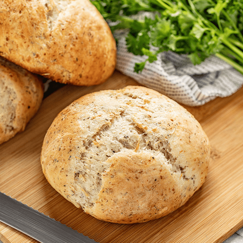 Decorative thumbnail preview image for Garlic Parmesan Herb Bread.